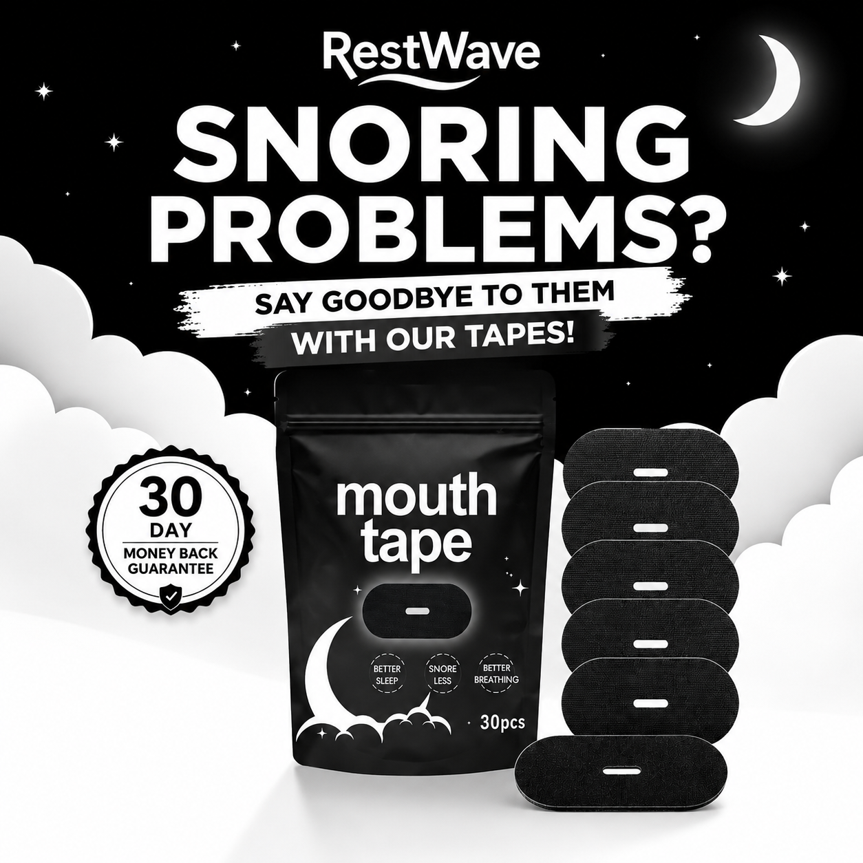 Elastic Tape for Sleep | Nose-Mouth